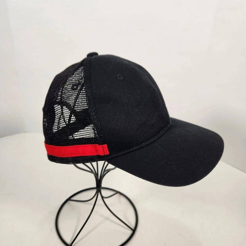 Spyder Mens Baseball Cap Black Trucker Hat Adjustable Logo‎ Snapback